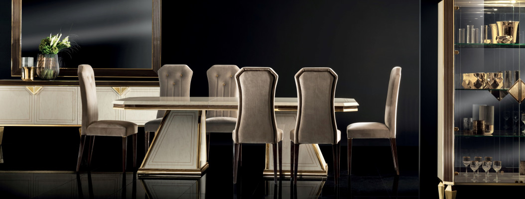 Mesa de comedor con 6 sillas juego de comedor conjunto de comedor mesa de grupo mesa arredoclassic de 7 piezas.