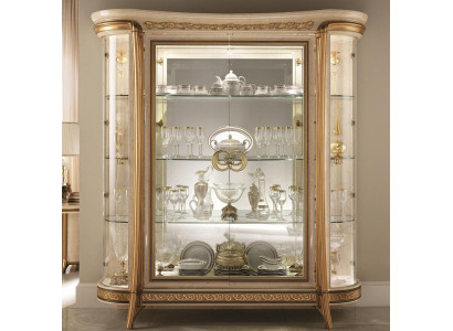 VITRINE Armario Vitrina Muebles de diseñador Barroco Rococó Decoración Modernista