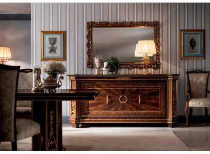 Cómoda Espejo Muebles Diseñador Rococó Barroco Modernista Clásico