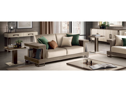 Sofá de 3 plazas de cuero Sofás Conjunto de sofás Tapicería Muebles de lujo de tres plazas