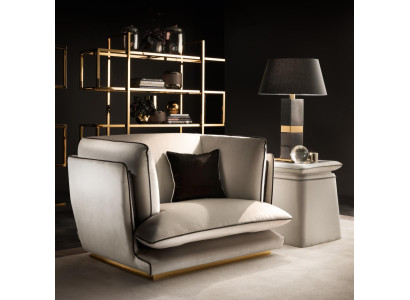 Diseño de tela Sofá Sillón 1 plaza Sofás tapizados Lounge Club Nuevo