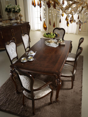 8x Conjunto de sillas Sillas Comedor Juego de salón Estilo Juvenil Barroco Rococó