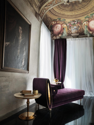 Chaiselongue Tumbona Relajante Sofá Sillón Clásico Barroco Rococó Art Nouveau
