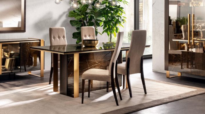Mesa de comedor Conjunto de comedor Grupo de comedor Mesa clásica de 5 piezas Mesas nuevas 4 sillas