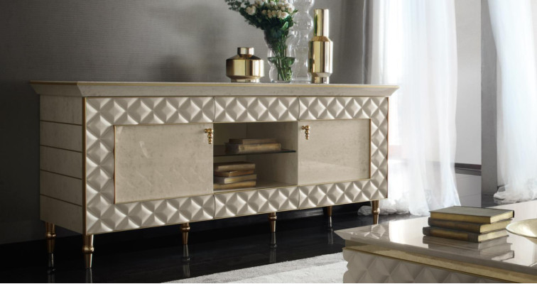 Mueble de TV aparador Cómoda Armario Rococó Barroco Modernismo Art Nouveau Diseñador