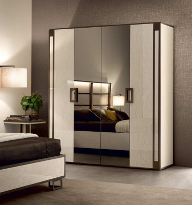 Lujo Armario de ropa Diseño Armarios Decoración Madera Muebles italianos