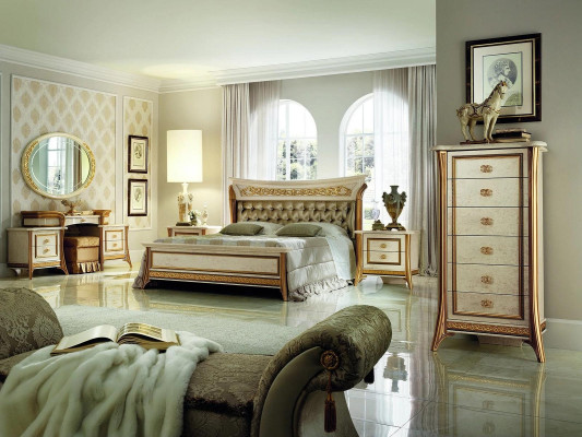 Cama cama acolchada camas de diseñador de 180x200 de hotel doble arredoclassic