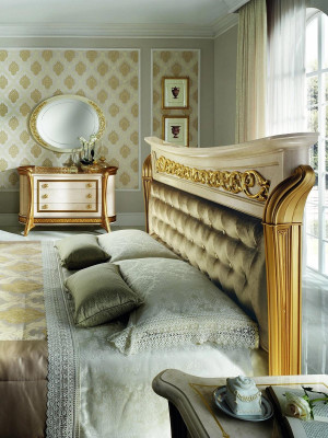 Cama cama acolchada camas de diseñador de 180x200 de hotel doble arredoclassic