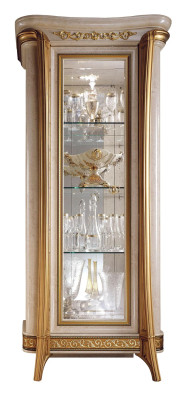 Estilo Imperio Armario Vitrina Gabinete de cristal Librero Librero