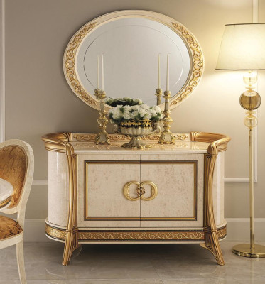 arredoclassic™ Cómoda Espejo Aparador XXL Sideboard Lowboard Madera