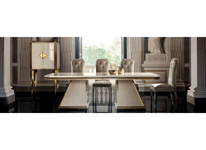 Mesa de comedor mesa de diseñador Muebles estilo italiano Decoración Mesas de comedor nuevas
