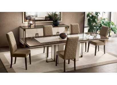 Mesa de comedor salón conjunto de sala de estar mesa de madera diseño mesas 200x102/280cm