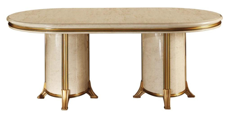 Comedor sala de estar clásico beige arredoclassic mesa de comedor diseño mesa de madera