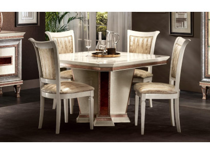 Mesa de comedor barroca de madera conjunto de sala de estar comedor muebles de diseño mesas