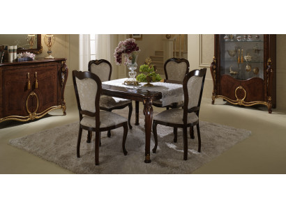 Mesa de comedor Grupo de mesas Sala de estar Conjunto de sala de estar de madera Diseño Mesas Barroco
