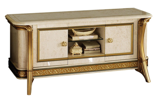 Cómoda clásica de estilo antiguo de madera estilo italiano