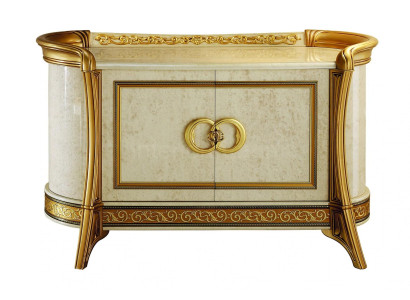 Cómoda de diseño de madera armario de lujo aparador beige