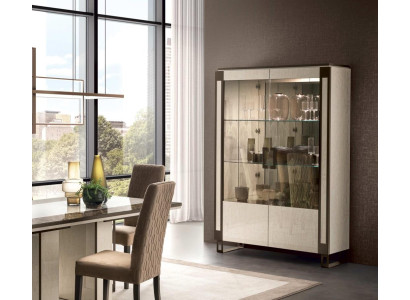 Vitrina armario de 2 puertas vitrinas muebles de salón gabinetes diseño armario muebles vidrio nuevo