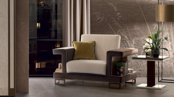 Sillón diseño Silla Tapizado Club Relax Nuevo Textil Tela Salón Televisión 1 Plaza