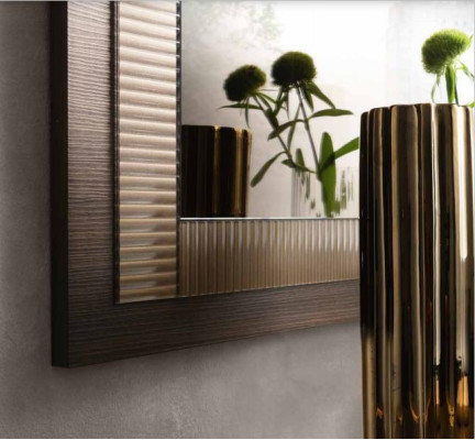 Bufé Cómoda Espejo Hecho a mano de madera Estante Estantes 2 piezas