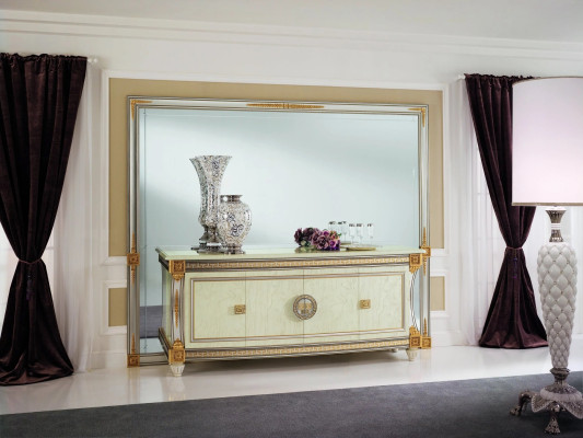 Cómoda Aparador de madera Armario Credenza Diseño italiano Muebles de lujo Nuevos