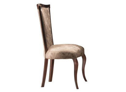 Silla de diseñador de lujo tapizada, silla de respaldo, sillas 1x sillón sala de estar comedor textil