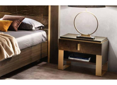 Diseño de mesa de noche consola de metal brillo decoración de mesas de consola dormitorio.