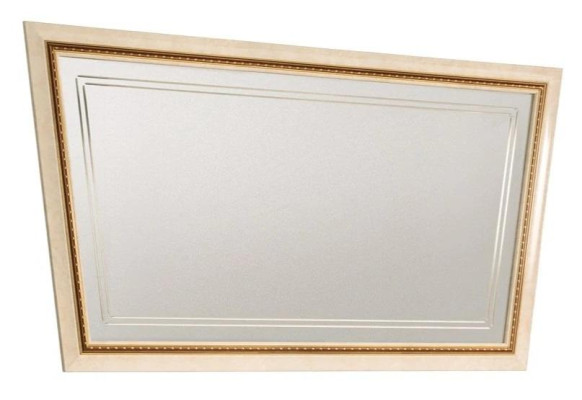 Espejo clásico de lujo, consola de estilo dormitorio moderno, espejo de vidrio en la pared.