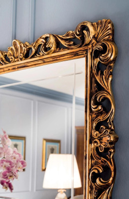 Espejo de diseño clásico de muebles italianos Espejo de pared de vidrio arredoclassic Nuevo