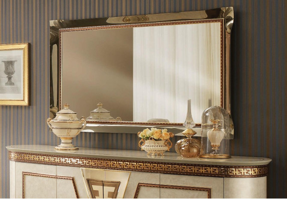 Espejo Espejo de pared Espejo de pasillo Baño Pasillo Madera Pared Decoración Espejito Barroco