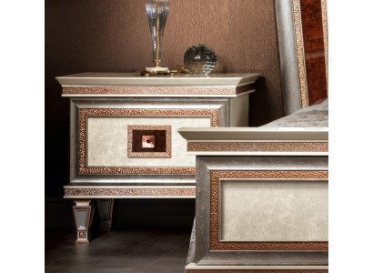 Diseñador mesita de noche de madera real Mesitas de noche Mesas Auxiliares Dormitorio de lujo