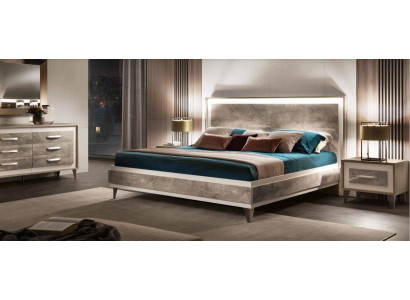 Cama Acolchada Diseño Lujo Cama Doble Hotel Dormitorio de Matrimonio arredoclassic