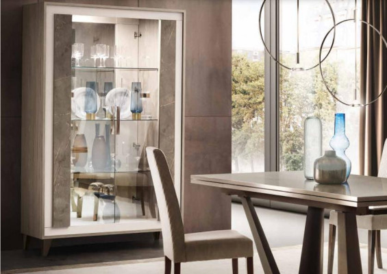 Cómoda Vitrina Cómodas Vitrinas Armario de vidrio Diseñador de muebles Armarios