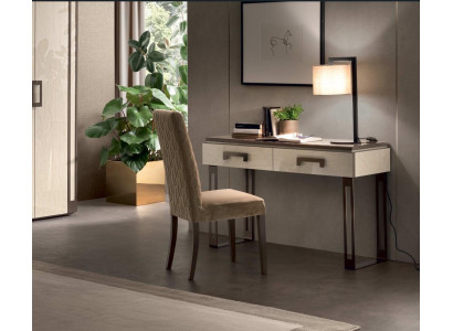 Mesa de escritorio de diseñador Silla de oficina Juego de muebles italiano de Secretaria Silla de respaldo 2 piezas.