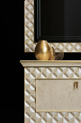 Espejo grande de pared XXL estilo real Rococó Barroco Art Nouveau diseñador