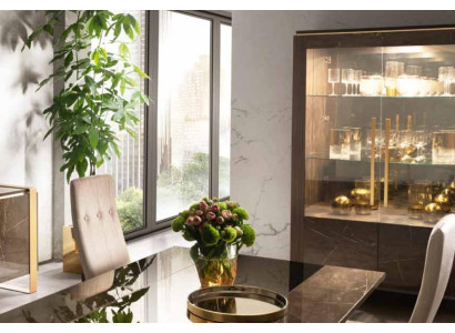 Vitrina clásica armario mueble de sala vitrina estante armarios