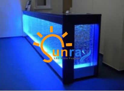 Barra Mesa Agua Pared Barra Estantería Muebles Mesa de bar iluminada Mostrador de bar LED