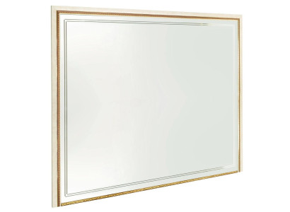 Espejo Espejo de pared Diseñador Entrada Sala de estar Madera Diseño 270x215 arredoclassic