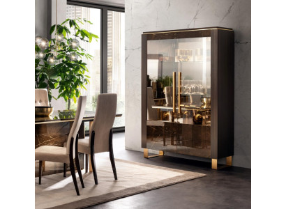 Clásico armario de vitrina muebles italianos vitrina vitrinas de vidrio Nuevo.