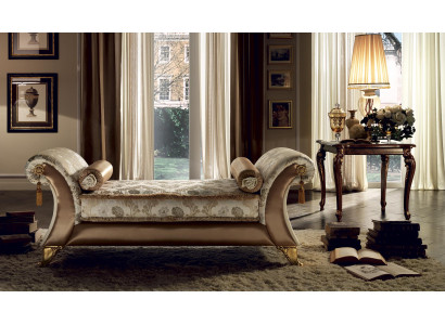 Chaise longue Tumbona Sillón reclinable Silla reclinable Tumbona de confort Lujo Barroco