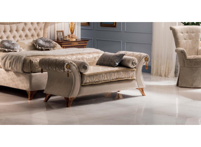 Sofá chaiselongue asiento reclinable salón barroco rococó art nouveau clásico