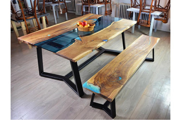 Diseño de mesa banco mesa de comedor mesa de cocina mesas de sala de estar bancos macizos 2 piezas nuevos