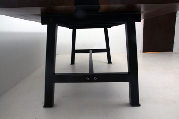 Mesa de comedor de resina epoxi de madera real, muebles macizos de mesa de epoxy nuevo.