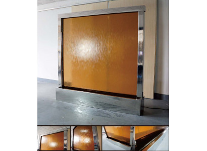 Panel de pared de agua con LED, pared de burbujas de agua.
