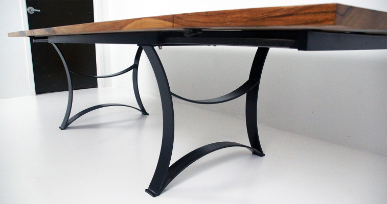 Mesa mesa de comedor mesas de resina epoxi muebles de diseño macizo 240x100 madera real epoxi