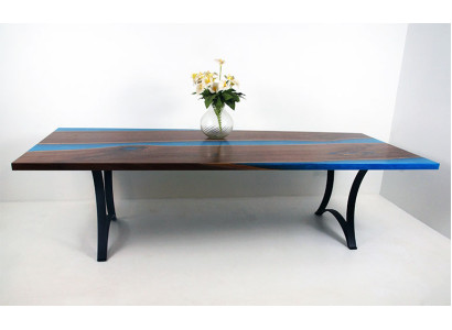 Mesas modernas mesa de comedor diseño de mar mesa resina río muebles 220x90 epoxi océano.