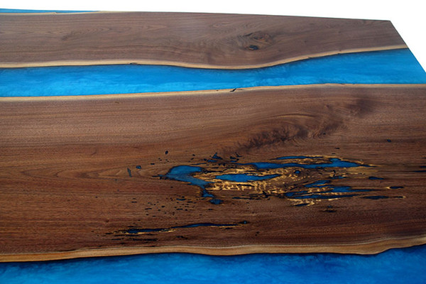 Mesas modernas mesa de comedor diseño de mar mesa resina río muebles 220x90 epoxi océano.