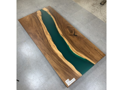 Mesa de conferencia Mesa de comedor River Table Maciza 231x110 Resina epoxi Mesas