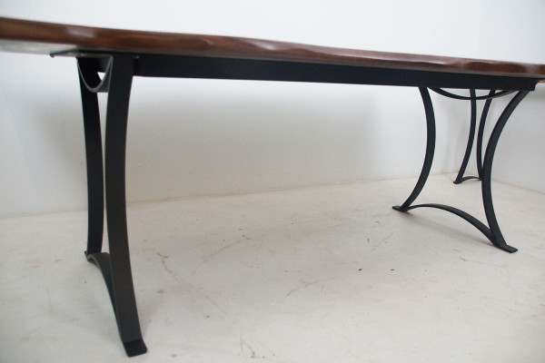 Mesa de comedor River Table madera maciza de 220x100 con resina epoxi