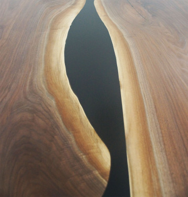 Resina epoxi Mesa de río Mesa de madera maciza Real Mesas 240x100 Mesa de río Nueva